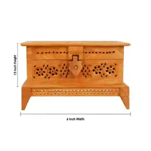 Jali Box – Wood – 6 x 4 Inch