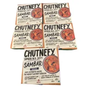 Chutnefy Sambar (TamilNadu)| Sambar in a Jiffy! (pack of 5)