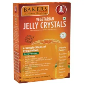 BAKERS JELLY CRYSTALS ORANGE 90g