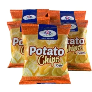A2B Potato Chips Salted – 40g (pack of 5)