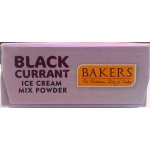 BAKERS ICE CREAM MIX POWDER BLACK CURRANT 100g (pack of 10)
