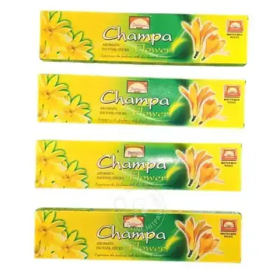 Champa – Flower Incense Sticks – 100 Gms-(Pack of 4) Champa – Flower Incense Sticks – 100 Gms-(Pack of 4)