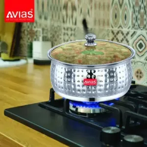 AVIAS INDUS 20G HAMMERED FOOD SERVER MEDIUM