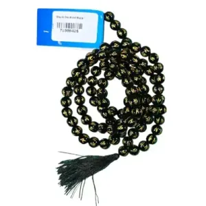 Black Om Mani Mala