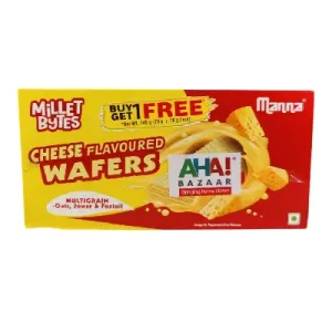 Manna Millet Bytes Wafers Cheese-75g (pack of 1)