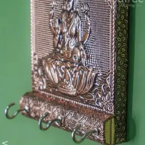 Copper Oxidized Lakshmi Key Hanger