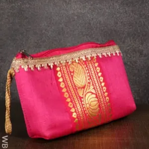 Purse with Mango Zari and Golden lace