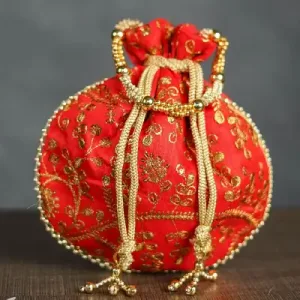 Raw Silk Potli Bag
